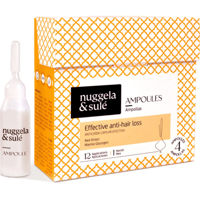 Nuggela & Sulé Anti-Hair Loss Ampoules for All Hair Types 4x10mL Nuggela & Sulé Anti-Hair Loss Ampoules for All Hair Types 4x10mL