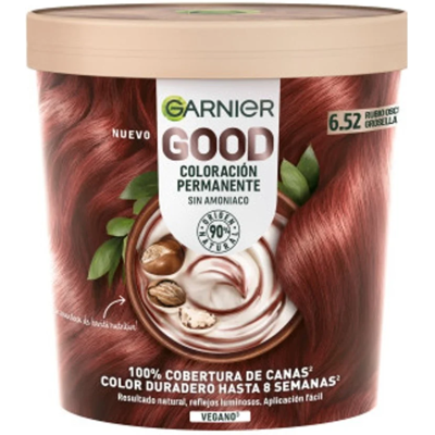 Garnier Good Ammonia-Free Permanent Hair Color 160mL 6.52 Redhead Currant Garnier Good Ammonia-Free Permanent Hair Color 160mL 6.52 Redhead Currant
