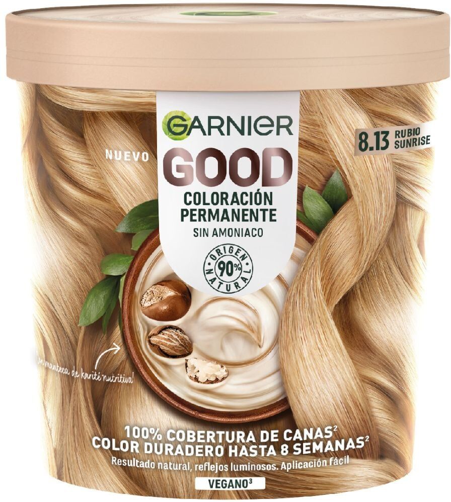 Garnier Good Ammonia-Free Permanent Hair Color 160mL 8.13 Dawn Beige