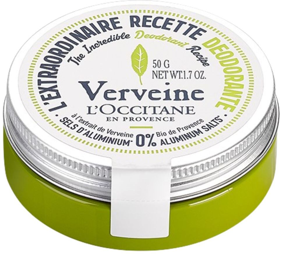 L'Occitane Verbena the Incredible Deodorant Recipe 0% Aluminium Salts 50g