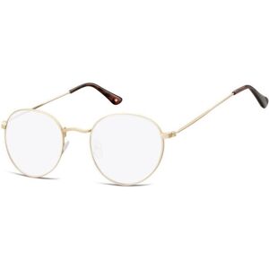 Montana Eyewear Blue Light Filter Glasses HBLF54A Unisex Golden 1&nbsp;un. +1.00