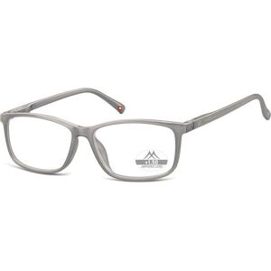 Montana MR62A Unisex Grey Eyeglasses - Square Full Rim UV Protection Montana MR62A Unisex Grey Eyeglasses - Square Full Rim UV Protection