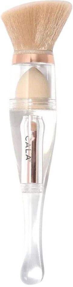 Cala Complexion Trio Angled 3 in 1 Makeup Brush and Sponge Set 1 un.