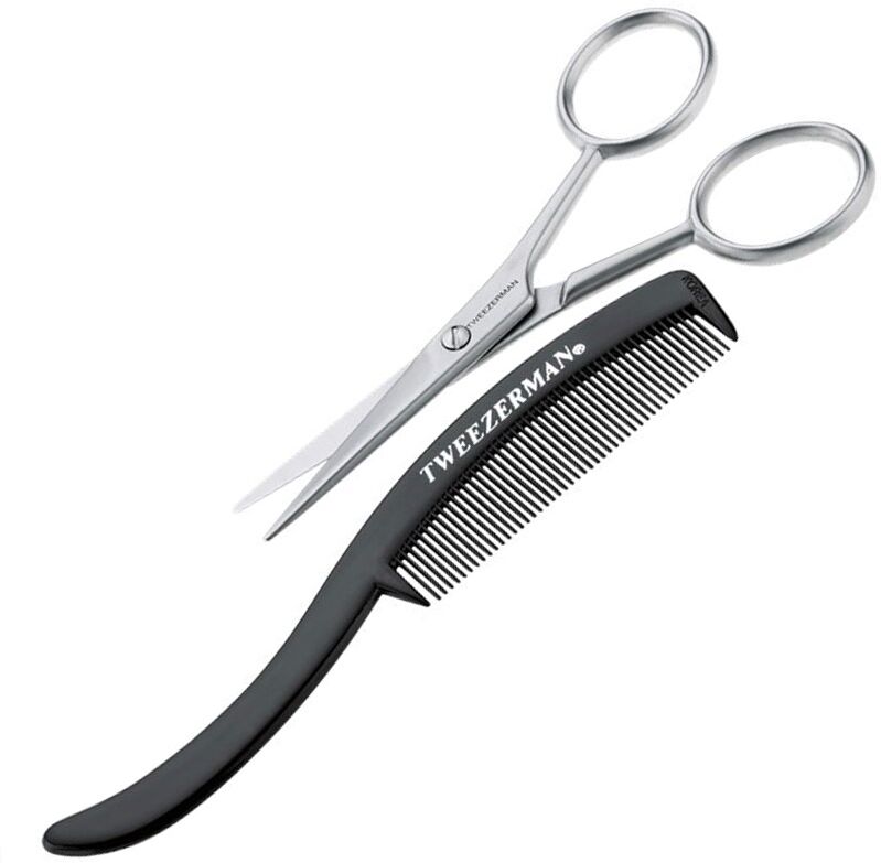 Tweezerman Gear Moustache Scissors with Comb Set 1 un.
