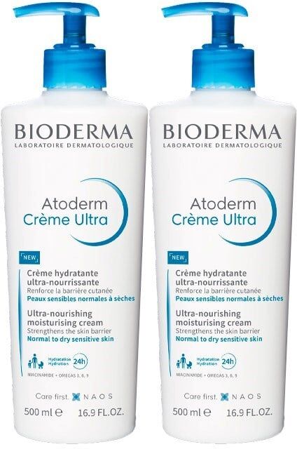 Bioderma Atoderm Ultra Dry and Very Dry Skin Cream No Fragrance