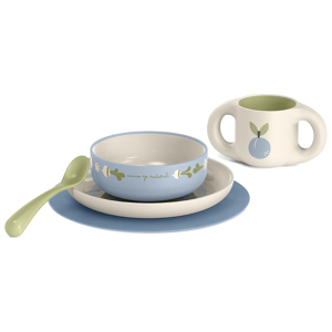 Suavinéx Go Natural Toddler 5 Pieces Learning Feeding Set 1&nbsp;un. Blue