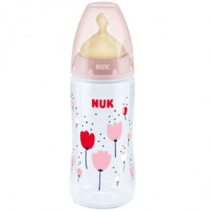 Nuk First Choice Baby Bottle with Latex Teat 6-18months 300mL