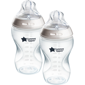 Tommee Tippee Natural Start Baby Bottle with Silicone Teat 2 un. 340mL Medium Flow Tommee Tippee Natural Start Baby Bottle with Silicone Teat 2 un. 340mL Medium Flow