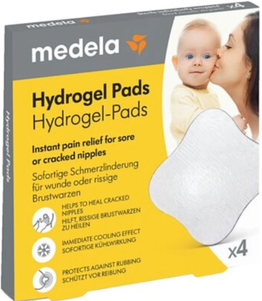 Medela Tender Care Hydrogel Breast Pads Protecting Breasts and Nipples 4 un.