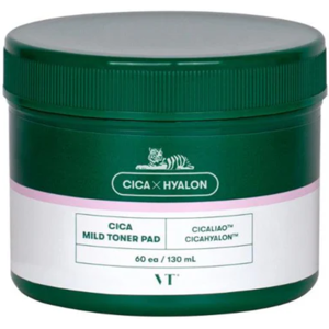 VT Cosmetics Cica Mild Toner Pad - Sensitive Skin Care - 60 pcs VT Cosmetics Cica Mild Toner Pad - Sensitive Skin Care - 60 pcs