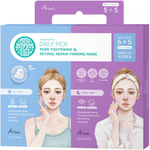 Ariul Smooth Pure Pore Tightening + Retinol Repair Face Masks 10 un. Ariul Smooth Pure Pore Tightening + Retinol Repair Face Masks 10 un.