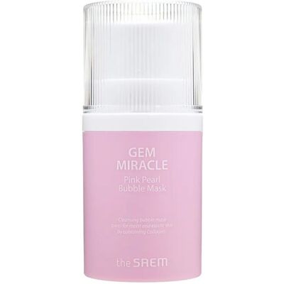 The Saem Gem Miracle Pink Pearl Bubble Mask Cleansing Mask 50g The Saem Gem Miracle Pink Pearl Bubble Mask Cleansing Mask 50g