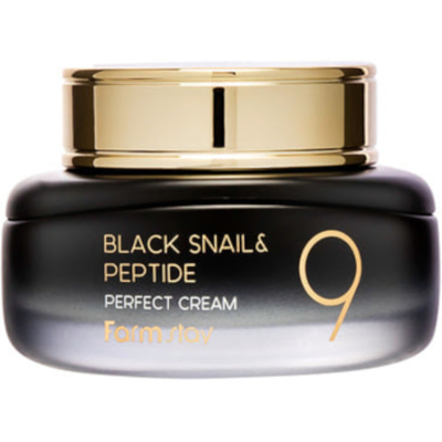 FARM STAY Black Snail & Peptide 9 Perfect Cream - Anti-Wrinkle Korean Cosmetics FARM STAY Black Snail & Peptide 9 Perfect Cream - Anti-Wrinkle Korean Cosmetics