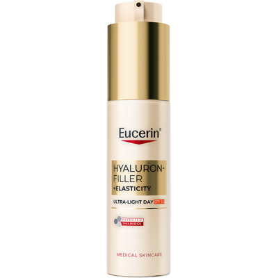 Eucerin Hyaluron-Filler + Elasticity Ultra-Light Day SPF50 Anti-Aging 50mL SPF50 Eucerin Hyaluron-Filler + Elasticity Ultra-Light Day SPF50 Anti-Aging 50mL SPF50