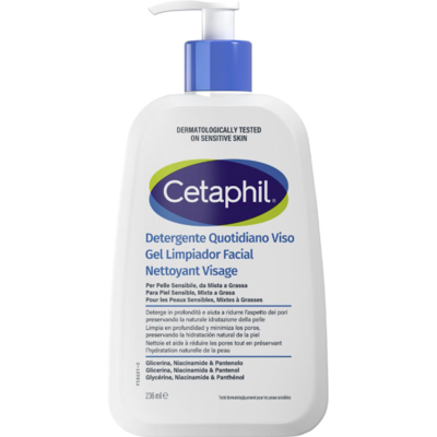 Cetaphil Daily Facial Cleanser with Vitamin B3, 237ml Cetaphil Daily Facial Cleanser with Vitamin B3, 237ml
