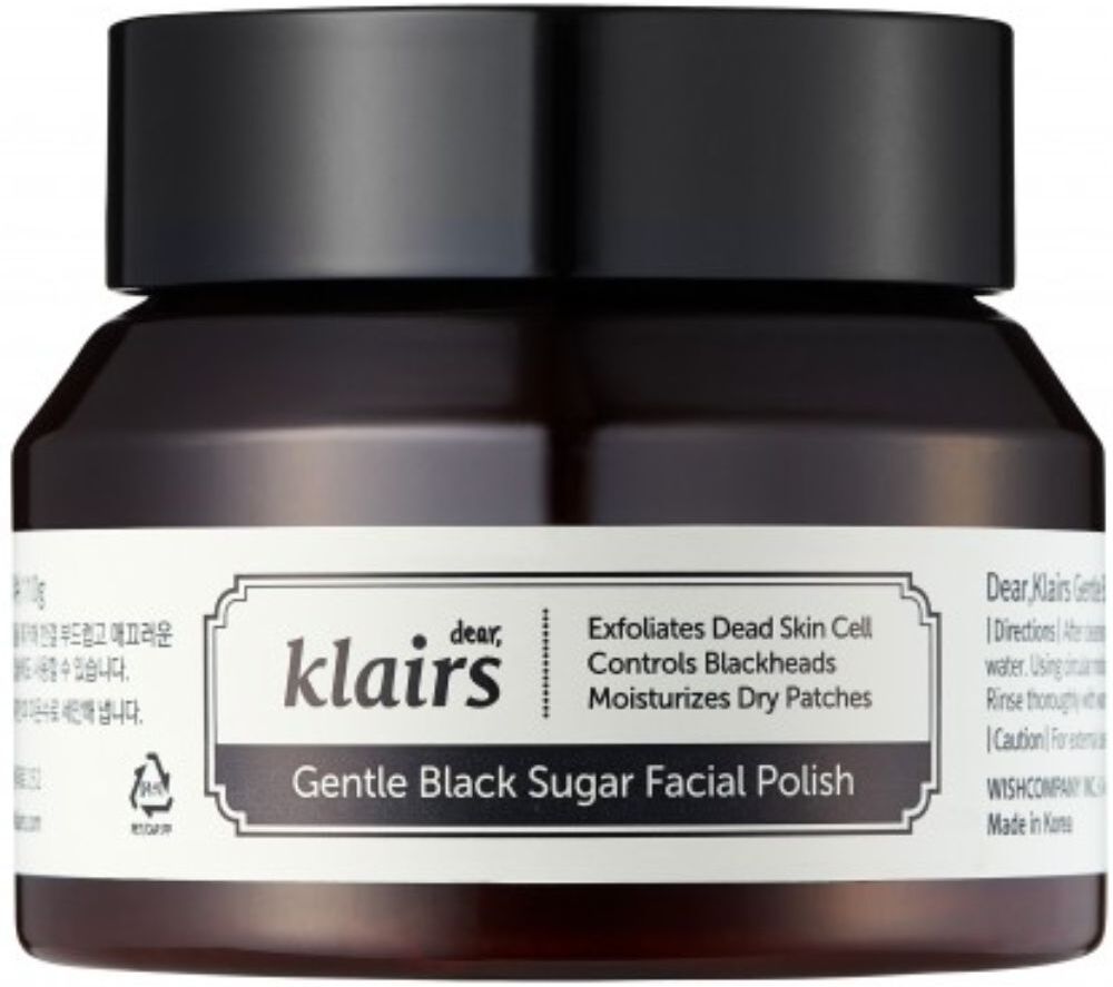 Dear, Klairs Gentle Black Sugar Facial Polish - All Skin Types 110g