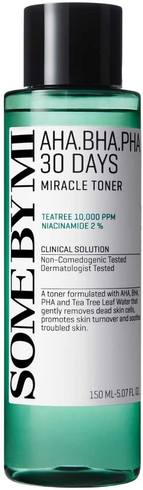 Some by Mi AHA-BHA-PHA 30 Days Miracle Toner Soothes the Skin 150mL