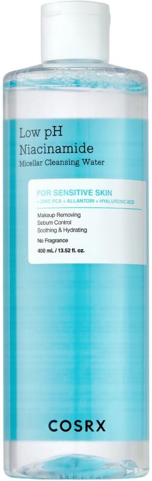 CosRX Low pH Niacinamide Micellar Cleansing Water Sebum Control 400mL