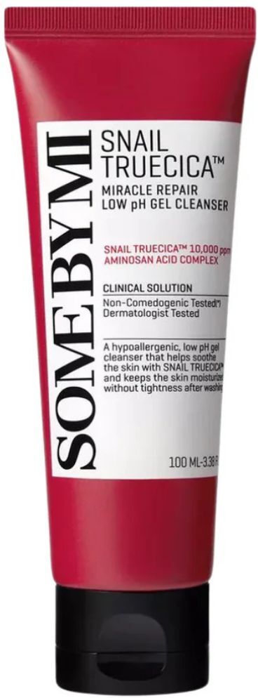 Some by Mi Snail TrueCICA Miracle Repair Low pH Gel Cleanser for Skin Regeneration 100mL