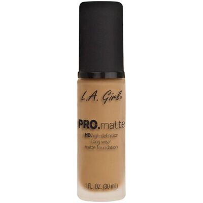 L.A. Girl PRO.Matte HD Long Wear Foundation - Medium Beige - Foundation L.A. Girl PRO.Matte HD Long Wear Foundation - Medium Beige - Foundation