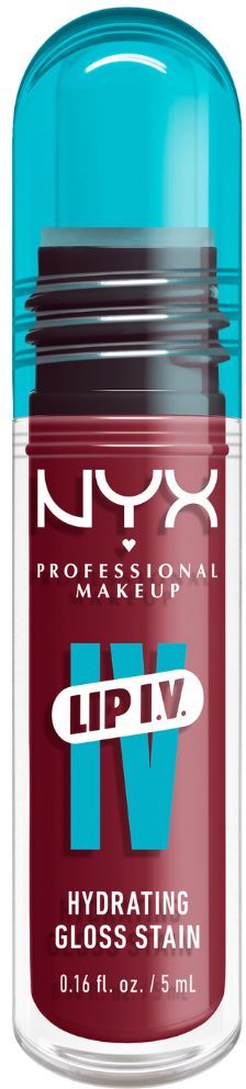 NYX Professional Makeup Lip I.V. Hydrating Gloss Stain Up to 12H Wet Hydration 5mL 07 Bubblegum Burst
