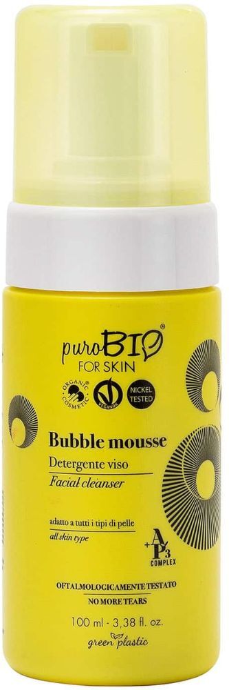 puroBio Bubble Mousse Gentle Facial Cleanser 100mL