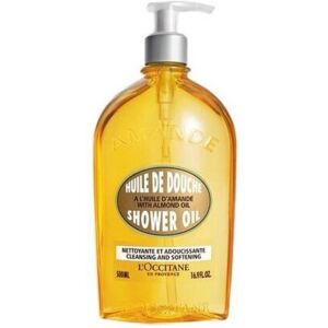 L'Occitane Almond Shower Oil with Almond Oil Cleansing and Softening 500mL