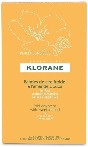 Klorane Cold Wax Bands for Legs 6 un.