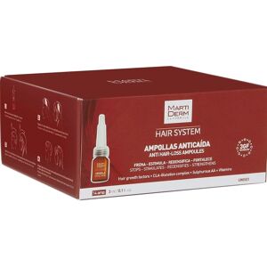 Martiderm Hair System 3 gf Hair Loss Ampoules 14 un.