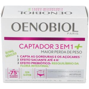 Oenobiol Captivator 3 in 1 for Weight Loss 60 caps.