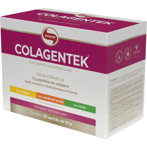 Vitafor Colagentek Collagen Powder Assorted Flavor Food Supplement 30 un. Assorted Vitafor Colagentek Collagen Powder Assorted Flavor Food Supplement 30 un. Assorted