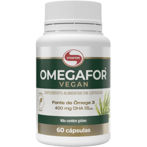 Vitafor Omegafor Vegan Food Supplement Capsules 60 caps. Vitafor Omegafor Vegan Food Supplement Capsules 60 caps.