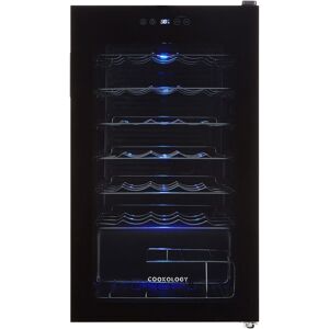 Cookology 48cm Wine Cooler - 34 Bottles Capacity - Black