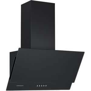 Cookology CHA600BK/A A Energy Rated - 60cm Angled Kitchen Cooker Hood - Black