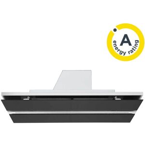 Cookology A Energy Rated 100cm Ceiling Island Cooker Hood - Black Glass Cookology A Energy Rated 100cm Ceiling Island Cooker Hood - Black Glass