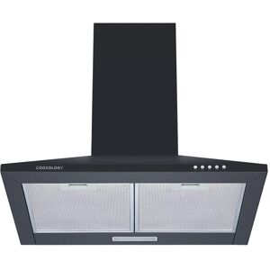 Cookology A Energy Rated - 60cm Chimney Cooker Hood with Extractor Fan - Matt Black Cookology A Energy Rated - 60cm Chimney Cooker Hood with Extractor Fan - Matt Black