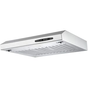 Cookology 60cm Stainless Steel Visor Cooker Hood - Slide Controls, LED Light Cookology 60cm Stainless Steel Visor Cooker Hood - Slide Controls, LED Light