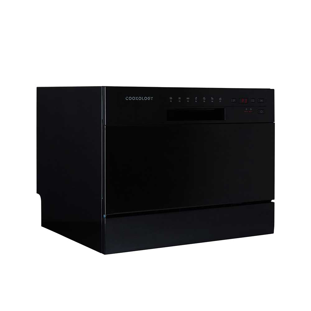 Cookology 6 Place Table Top Dishwasher - Black