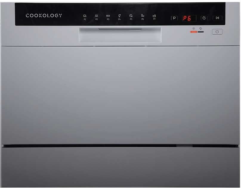 Cookology 6 Place Table Top Dishwasher - Silver