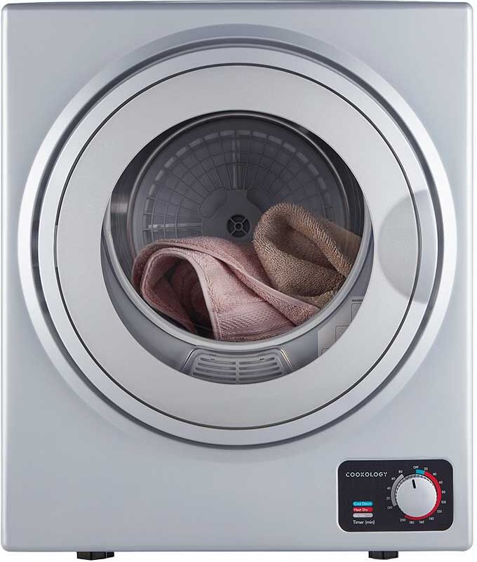 Cookology 2.5kg Mini Tumble Dryer - Silver