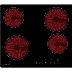 Cookology 60cm Ceramic Hob - 4 Burner Hob - Black