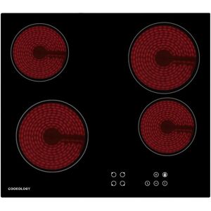 Cookology 60cm Ceramic Hob - 4 Burner Hob - Black