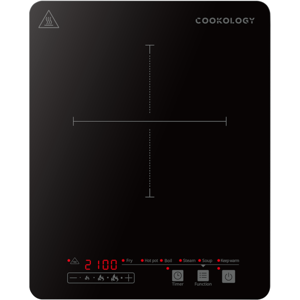 Cookology Portable Induction Hob 2100W Electric Single Zone Cookology Portable Induction Hob 2100W Electric Single Zone