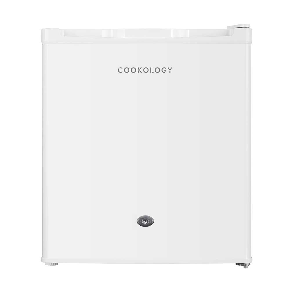 Cookology 42L Mini Fridge with Chiller Compartment and Lock - White
