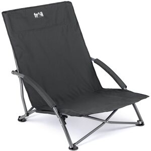 Leisure Sisken Low Folding Beach Chair Black