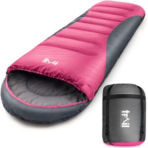 Leisure Alpine 400 Hooded Sleeping Bag Pink