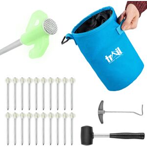 Leisure Glow In The Dark Tent Pegs Kit (20 Pegs) Multi Coloured Leisure Glow In The Dark Tent Pegs Kit (20 Pegs) Multi Coloured