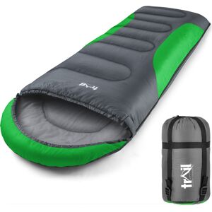 Leisure Hooded Sleeping Bag - Green Green