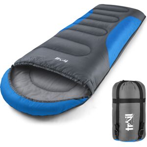 Leisure Hooded Sleeping Bag - Blue Blue