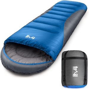 Leisure Alpine 400 Hooded Sleeping Bag Blue